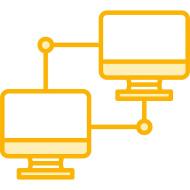 şebeke. Web simgesi basit illüstrasyon