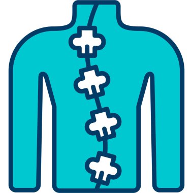 kıyafet kışlık ceket simgesi dosyalanmış ana hatları biçiminde