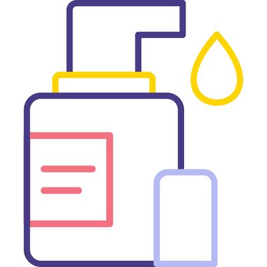 yağ şişesi ikonu vektör illüstrasyon tasarımı