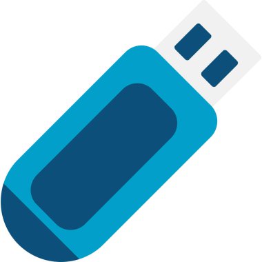 usb simge vektör illüstrasyonu