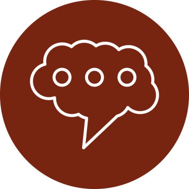 Konuşma balonu. Basit tasarım