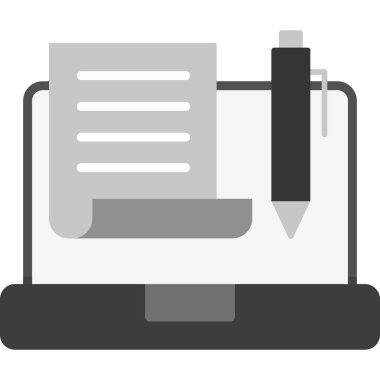 Belge. Web simgesi basit tasarım