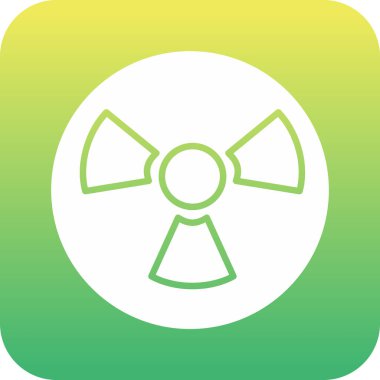 vektör radyasyon simgesi illüstrasyonu