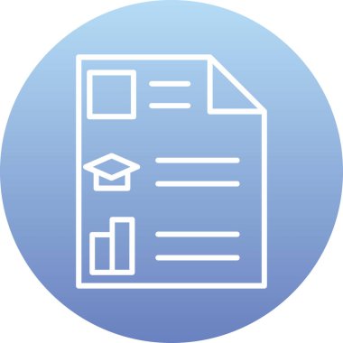 Dosya. Web simgesi basit illüstrasyon