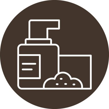 Kaplıca. Web simgesi basit illüstrasyon