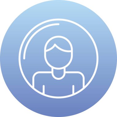 Maskeli bir adamın vektör çizimi