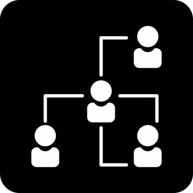 ağ vektör simgesi. düz simge sembolü.