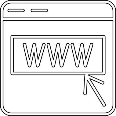 Web tasarımı vektör çizgisi tasarımı