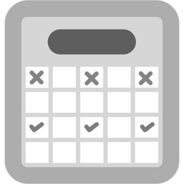 Hesap makinesi simgesi. vektör illüstrasyonu