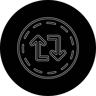 Modern oto tamir simgesinin vektör illüstrasyonu