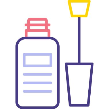 Süt içeceği. Basit tasarım