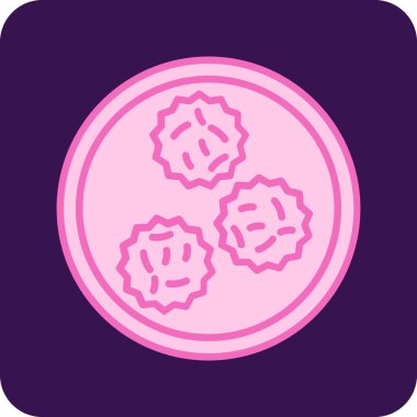 güzel ve renkli çiçek ikonu vektör illüstrasyonu