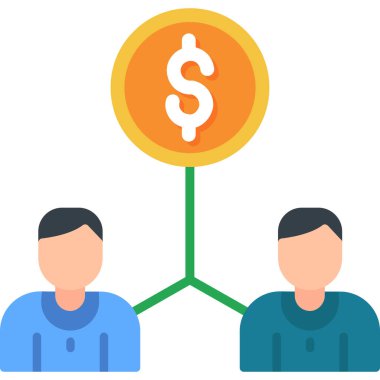 İnsan simgesinin vektör illüstrasyonu