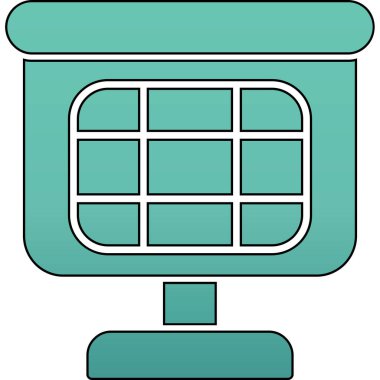 Mavi ve beyaz arkaplanın vektör çizimi