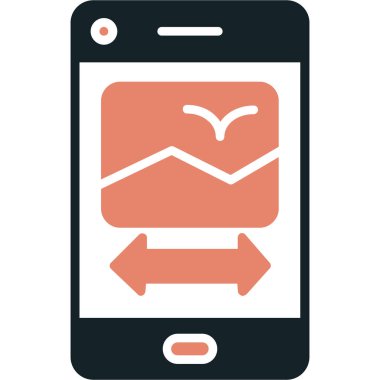 Alışveriş çevrimiçi simgesi vektör illüstrasyonu