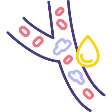 Çiçek. Web simgesi basit illüstrasyon