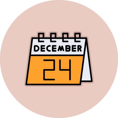 Takvim simgesi vektör illüstrasyonu