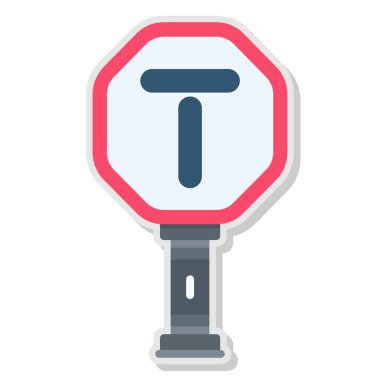 Trafik ışığı simgesi, karikatür tarzı