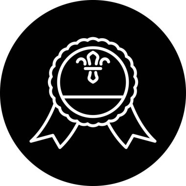 Rozet simge vektör çizim