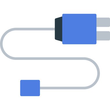 kablo bağlantısı simgesi düz biçimli