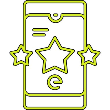 yıldız simgesi vektör illüstrasyonu