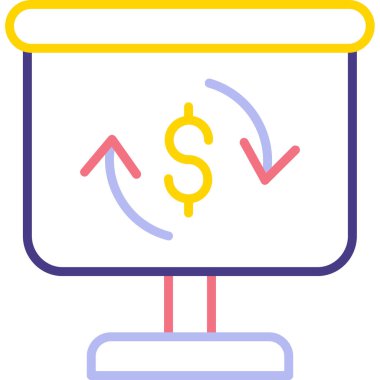 para web simgesi basit vektör illüstrasyonu