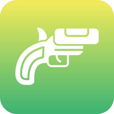 Silah modern simgesinin vektör illüstrasyonu