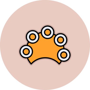 bakteri simgesi vektör illüstrasyonu