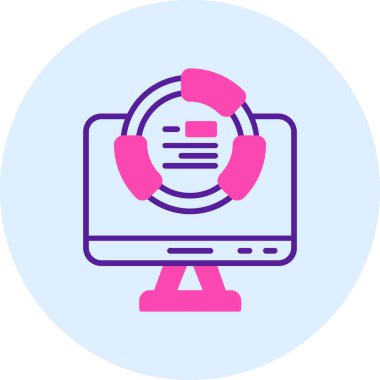 bilgisayar simgesi vektör illüstrasyonu