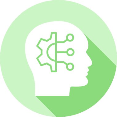 Yapay zeka vektör simgesi