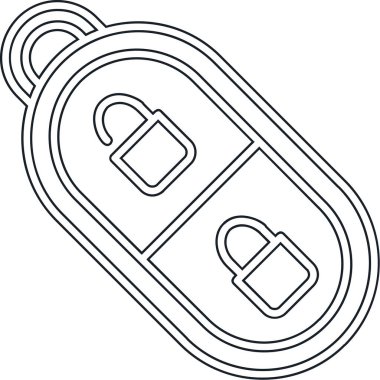 Kilidin vektör tasarımı