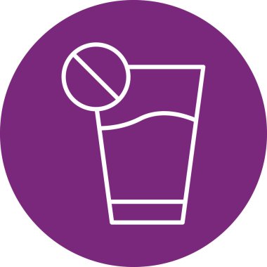 içecek simgesinin vektör illüstrasyonu