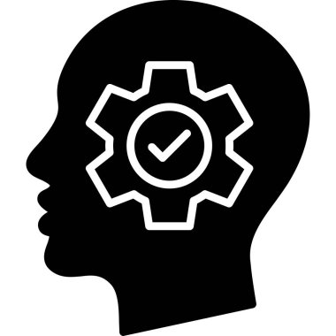 dişli simgesi, vektör çizimi