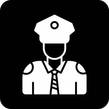 Subay simgesi, vektör çizimi