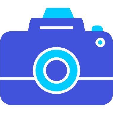 camera web icon, simple vector illustration isolated on white background