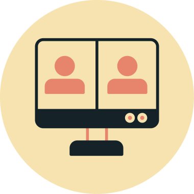 şebeke. Web simgesi basit illüstrasyon