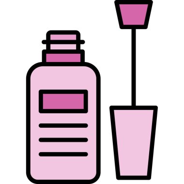 Şişe ve tüp ikonu. Basit tasarım