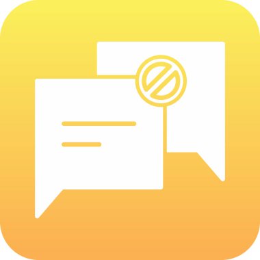 İleti simgesi soyut arkaplan grubunda izole edildi