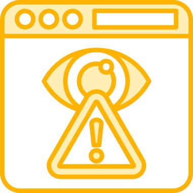 Ağ simgesi, mezuranın vektör illüstrasyonu