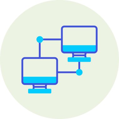 ağ paylaşım simgesi çizimi