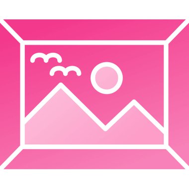 fotoğraf simgesi vektör illüstrasyonu