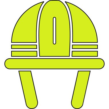 Miğfer. Web simgesi basit tasarım