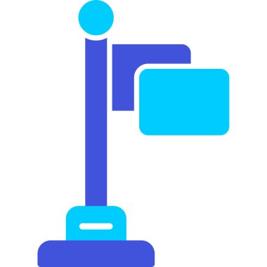 Spor salonu. Web simgesi basit illüstrasyon