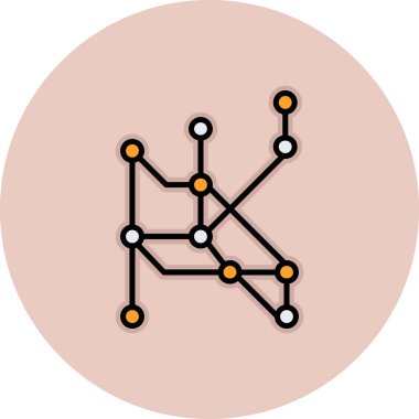 ağ simgesi. Vektör illüstrasyonu