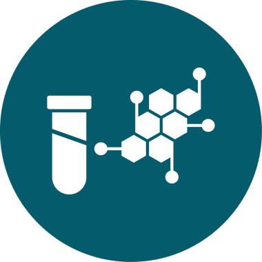 Kimya simgesi vektör illüstrasyonu