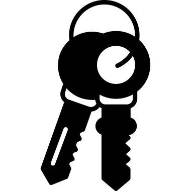 Anahtarları web simgesi, vektör çizim