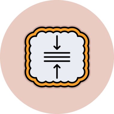 Turta. Web simgesi basit illüstrasyon