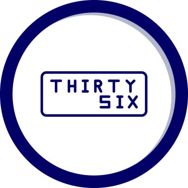 Modern stilde dört numaralı ikon. Tasarım ve web için vektör simgesi