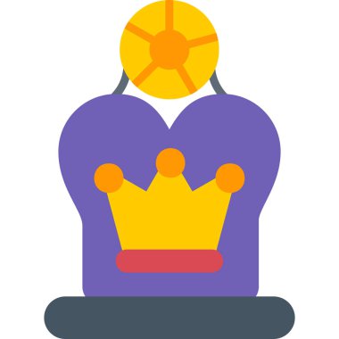 kral taç vektör simgesi