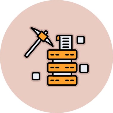 Web simgesi. Tuğlavektör illüstrasyon